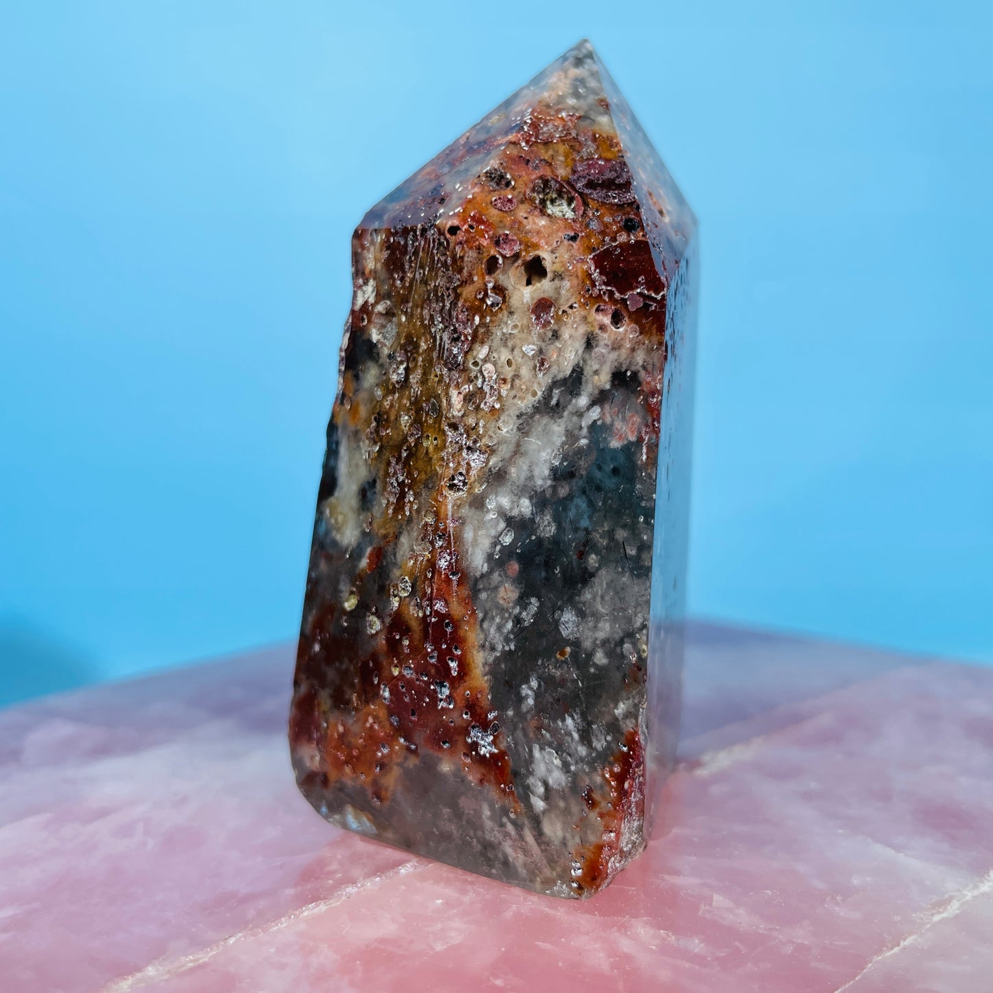 Garden Quartz (Lodolite) Chunky Small Tower