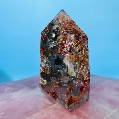 Garden Quartz (Lodolite) Chunky Small Tower
