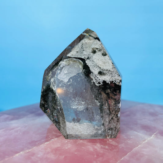 Garden Quartz (Lodolite) Chunky Small Tower