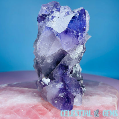 Amethyst + Hollandite Medium Standing Cluster Freeform