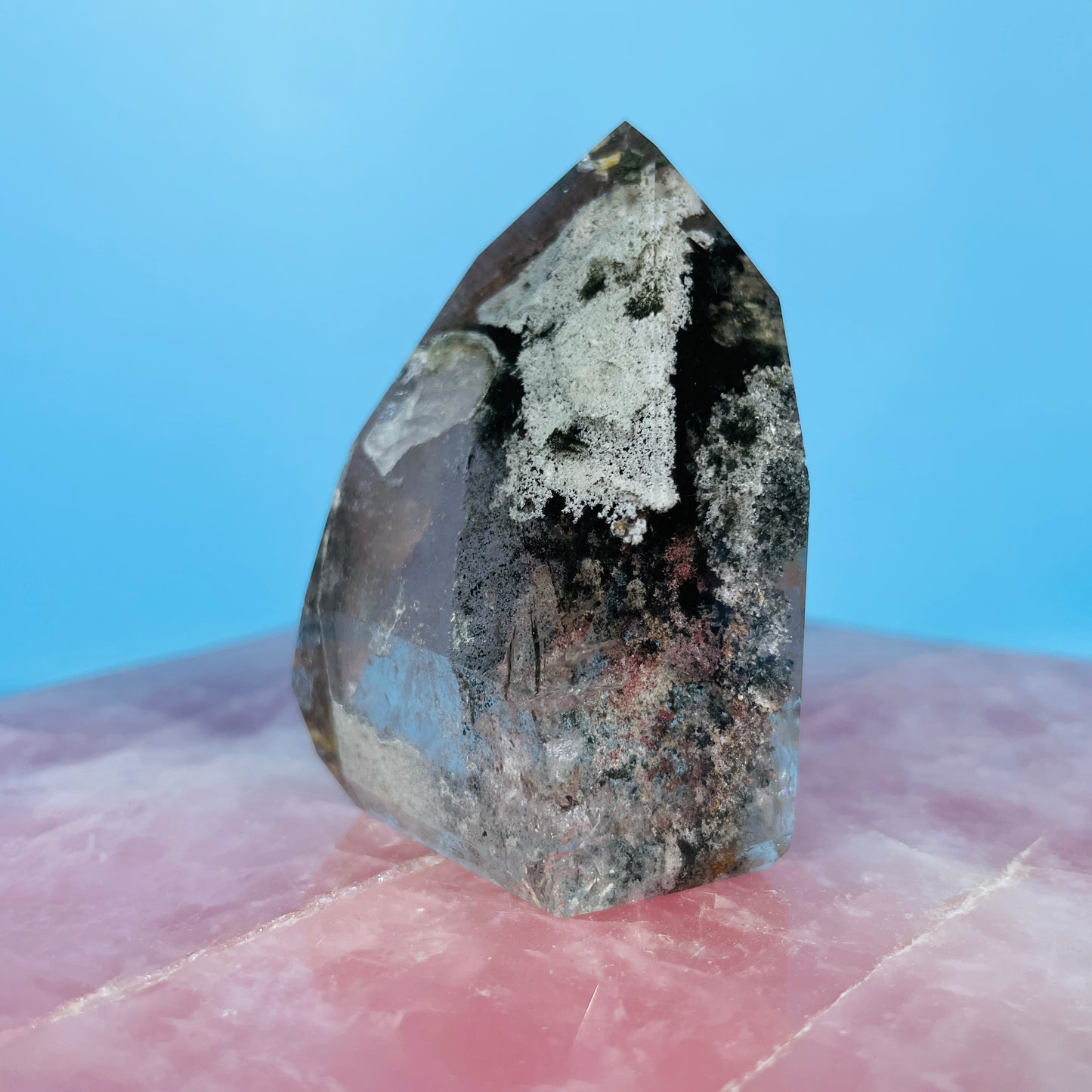 Garden Quartz (Lodolite) Chunky Small Tower