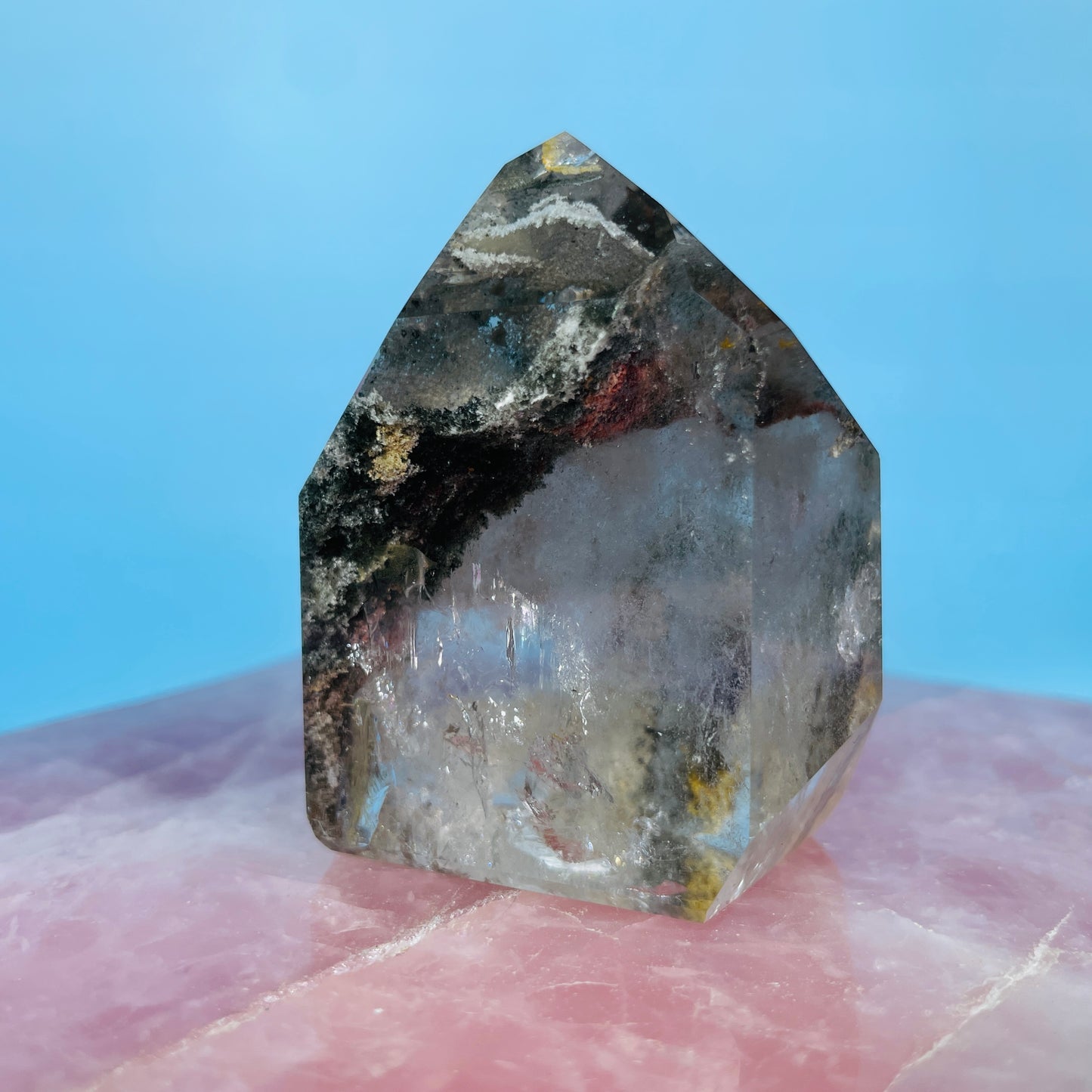 Garden Quartz (Lodolite) Chunky Small Tower