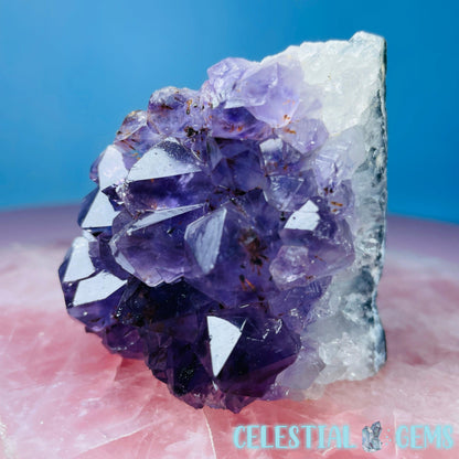 Dark Amethyst Small Standing Cluster Freeform