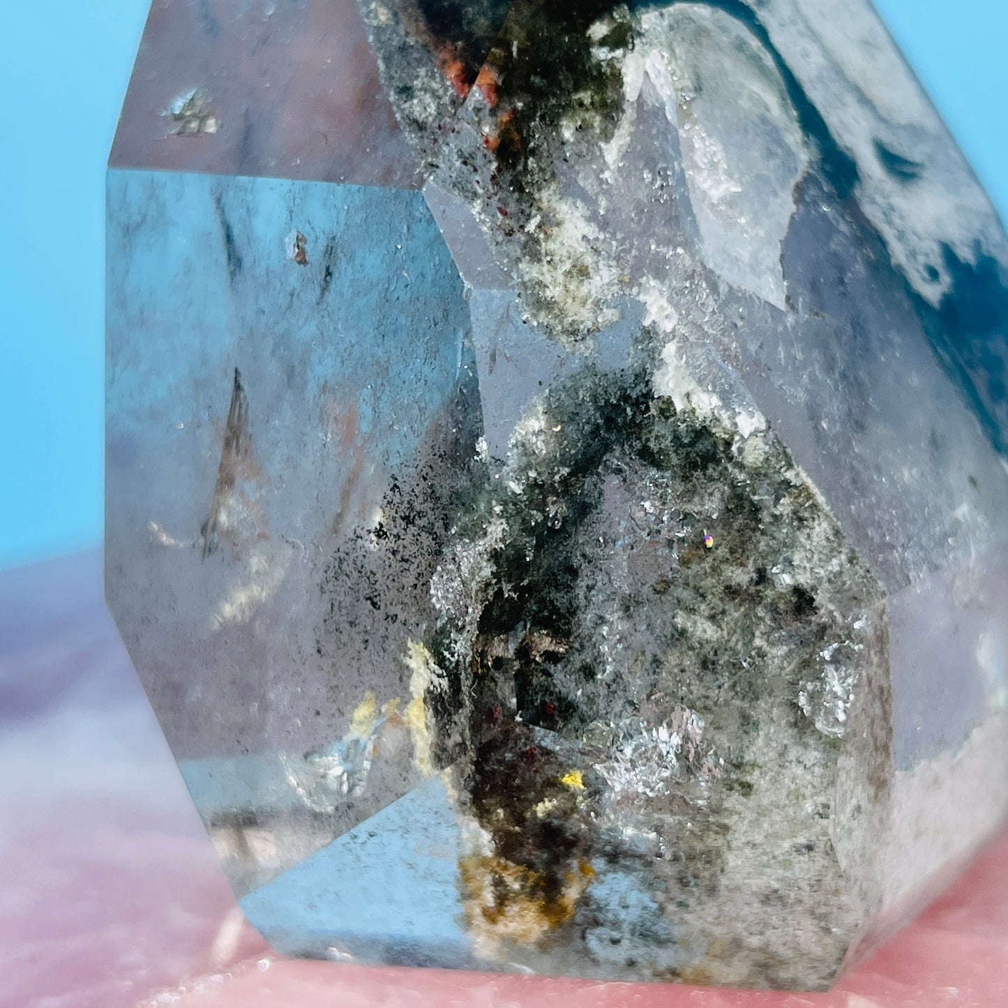 Garden Quartz (Lodolite) Chunky Small Tower