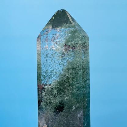 Garden Quartz (Lodolite) Small Tower (CHIPPED)