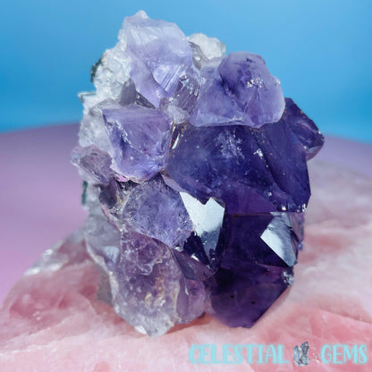 Dark Amethyst Small Standing Cluster Freeform