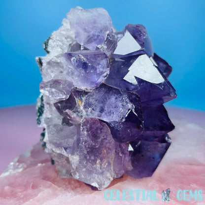 Dark Amethyst Small Standing Cluster Freeform