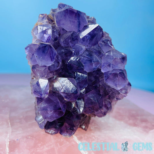 Dark Amethyst Small Standing Cluster Freeform