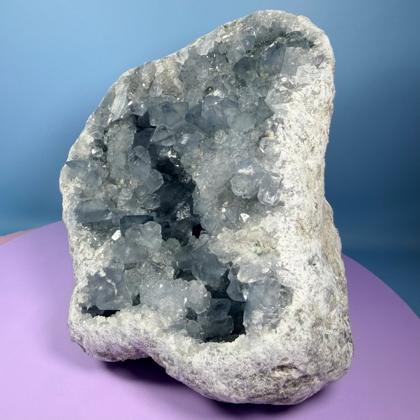 Celestite XL Extra Large Cluster Geode