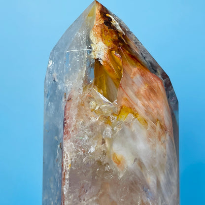 Amphibole Quartz Chunky Medium Tower