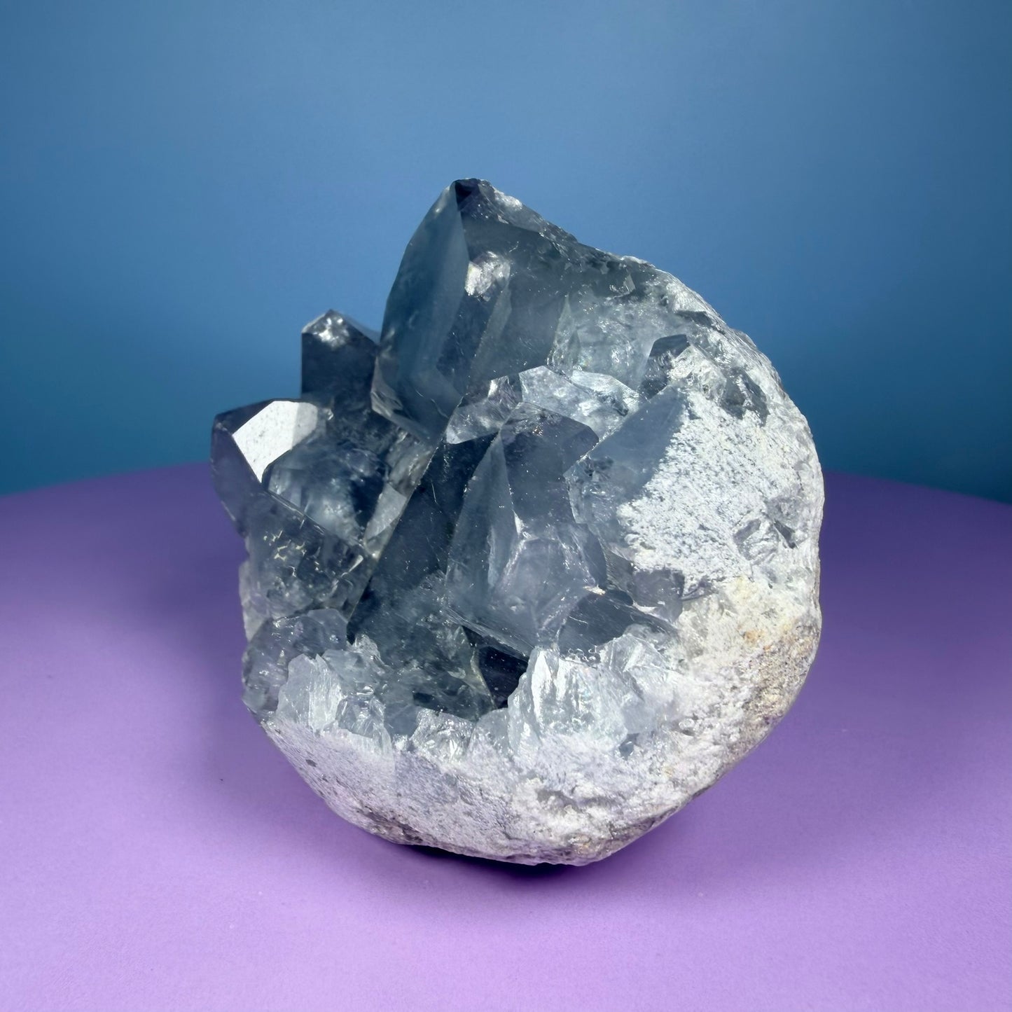 Celestite Medium Cluster Geode