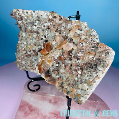 Hematite Pagoda Calcite Large Cluster Specimen