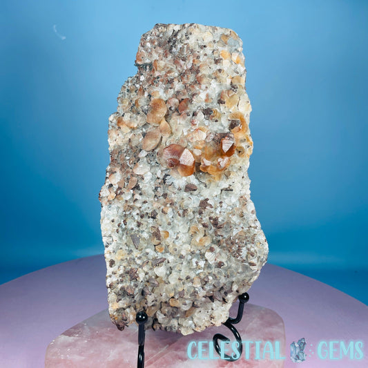 Hematite Pagoda Calcite Large Cluster Specimen