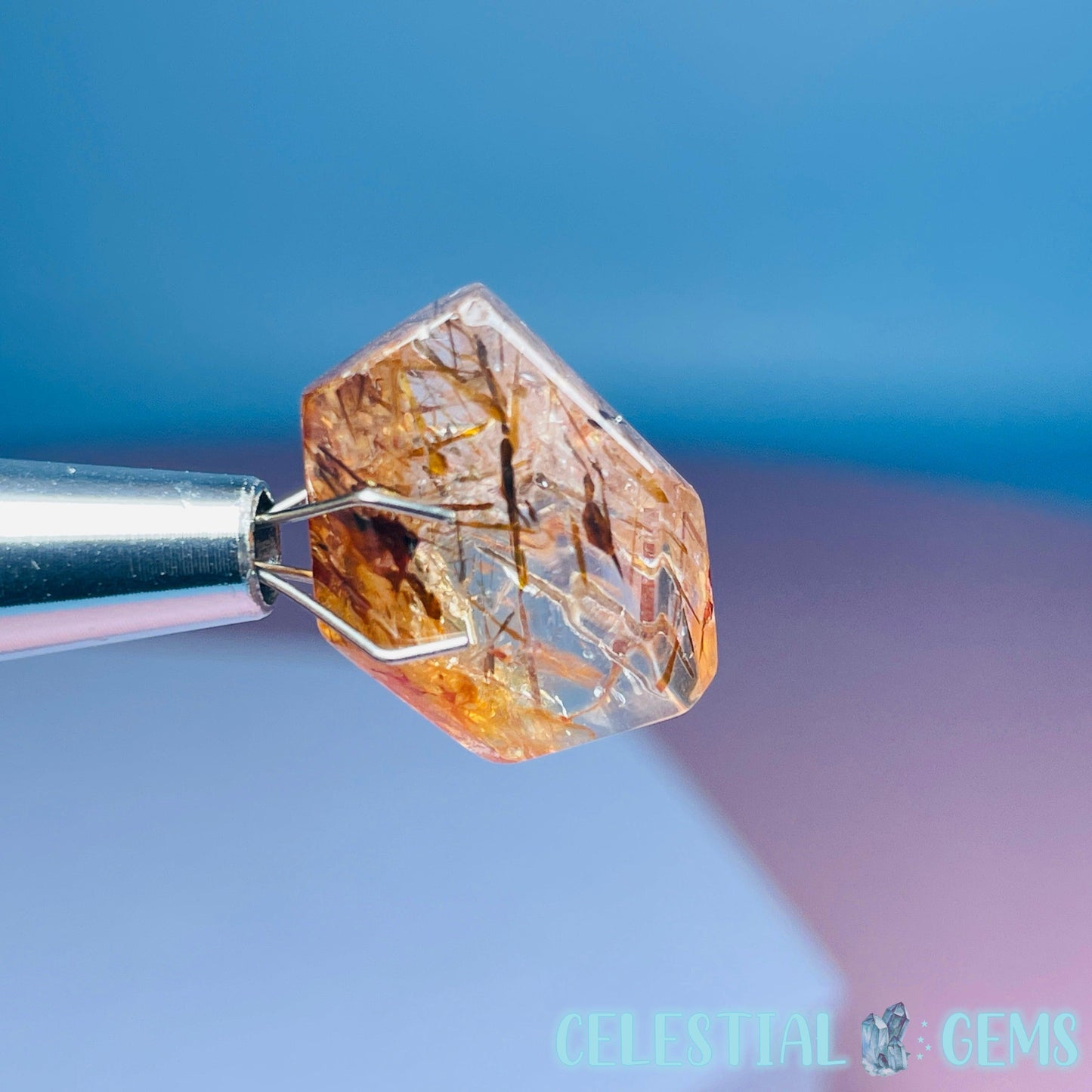 Rutilated Quartz Mini Gemstone Specimen