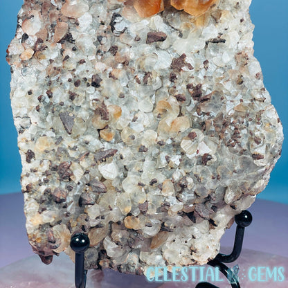 Hematite Pagoda Calcite Large Cluster Specimen