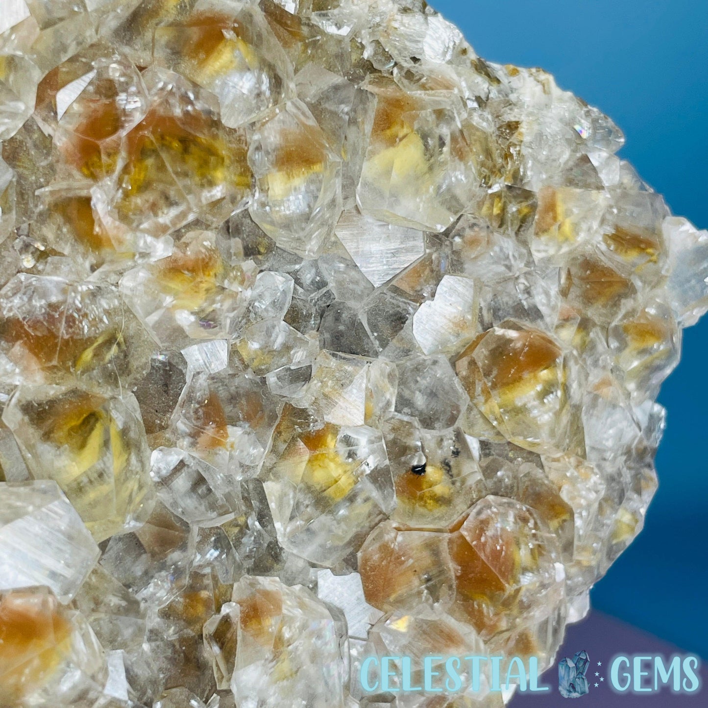 Translucent Hematite Pagoda Calcite Large Cluster Specimen (Video)