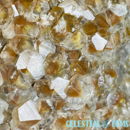 Translucent Hematite Pagoda Calcite Large Cluster Specimen (Video)