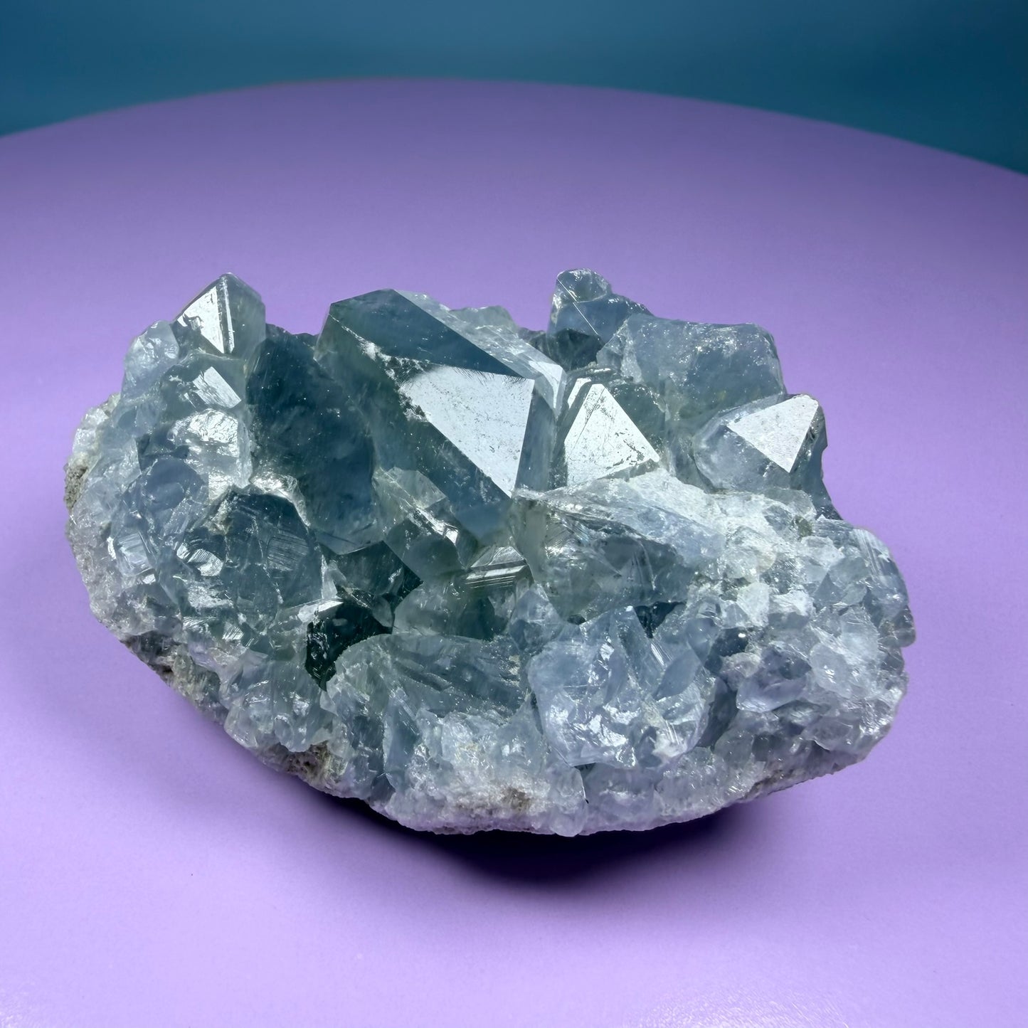 Celestite Small Cluster Geode