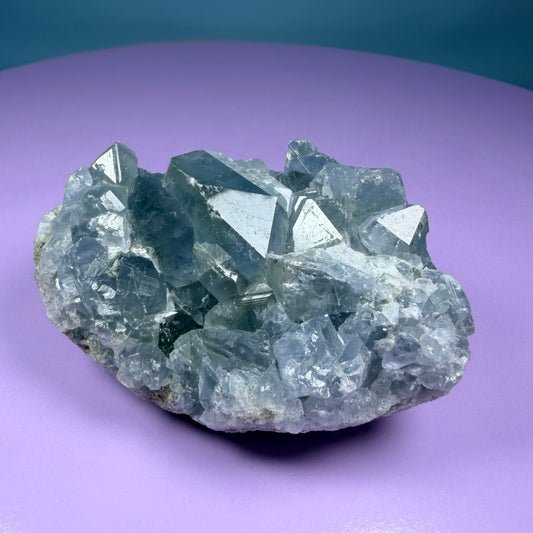 Celestite Small Cluster Geode