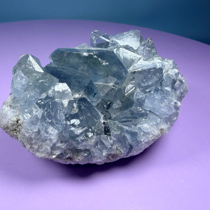 Celestite Small Cluster Geode