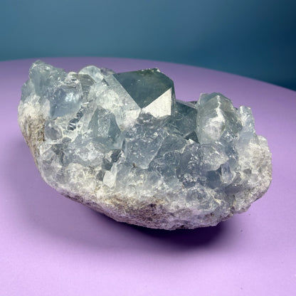 Celestite Small Cluster Geode