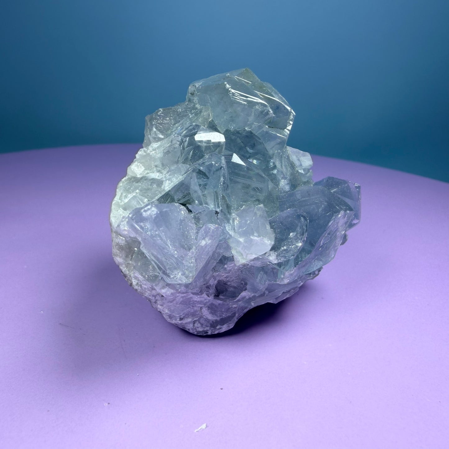 Celestite Small Cluster Geode