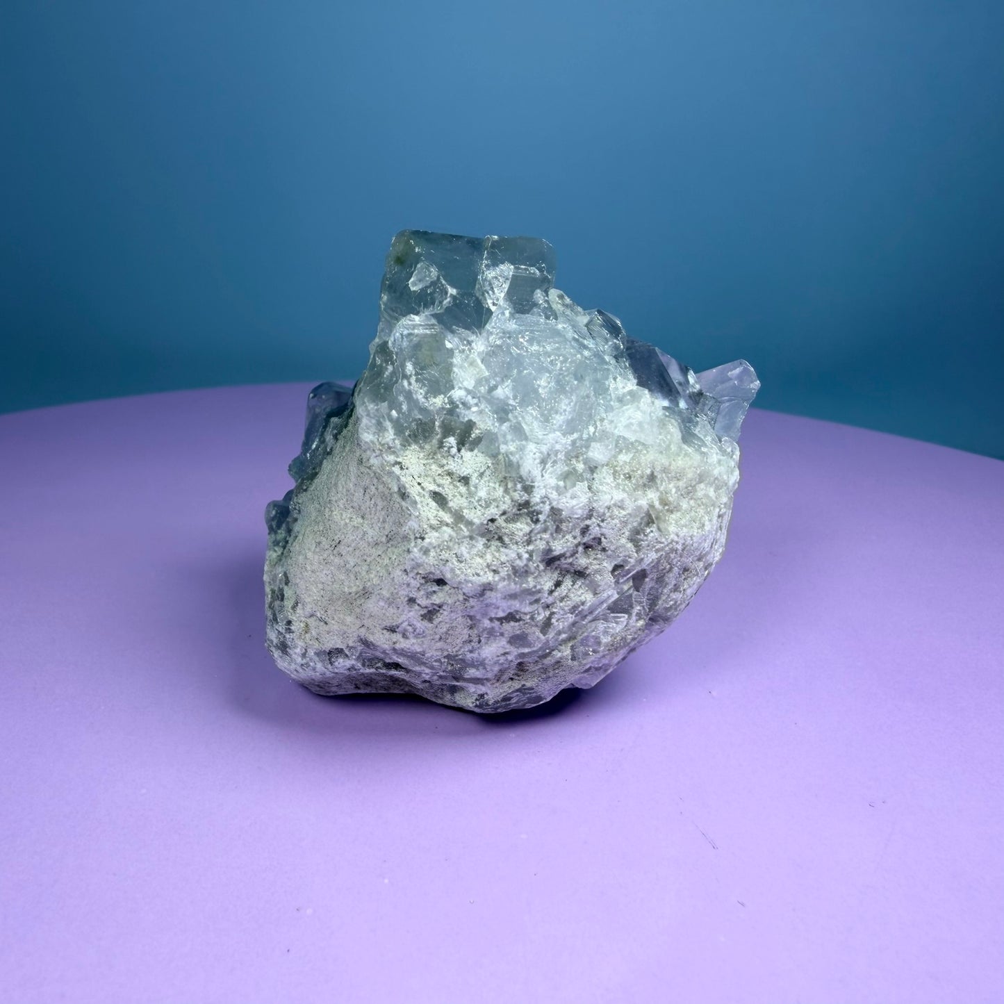 Celestite Small Cluster Geode
