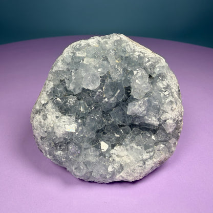 Celestite Small Cluster Geode