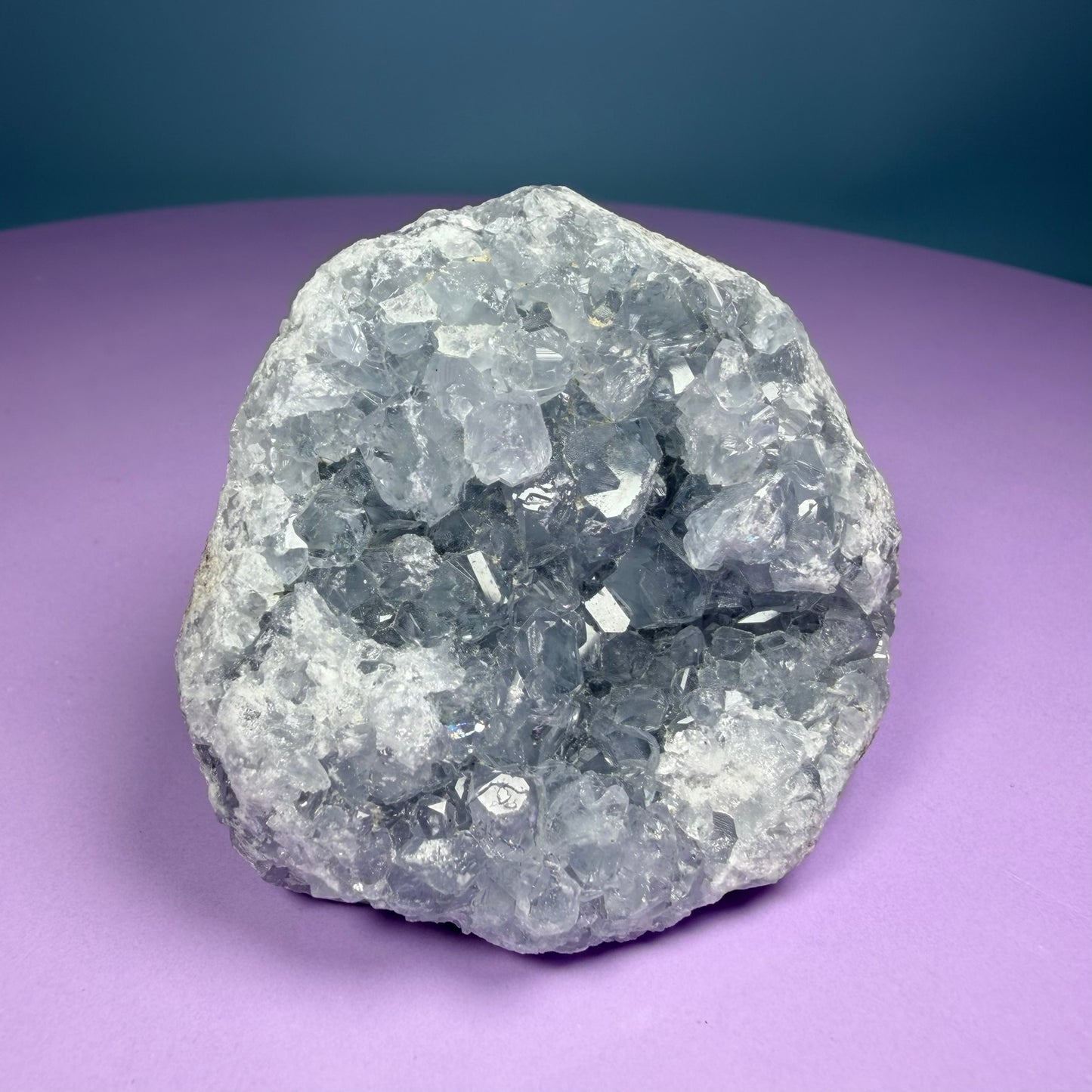 Celestite Small Cluster Geode