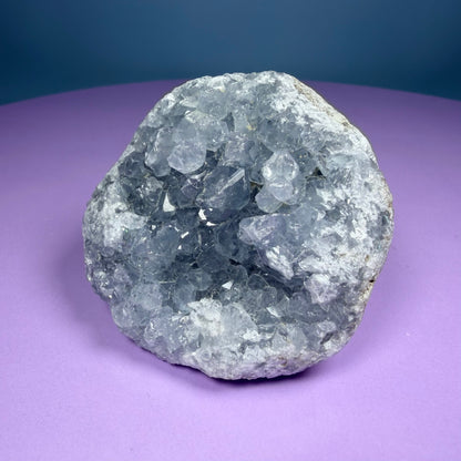 Celestite Small Cluster Geode