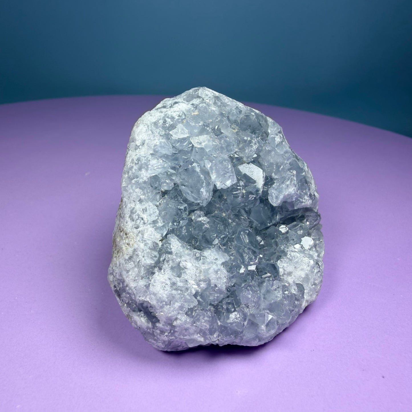 Celestite Small Cluster Geode