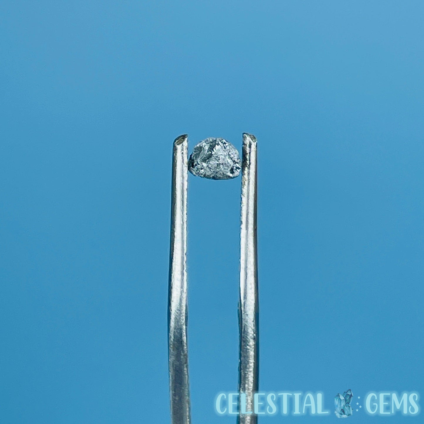 Salt & Pepper Diamond Tiny Crystal Specimen in Pottle (Video)