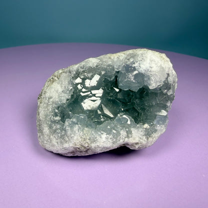 Celestite Small Cluster Geode
