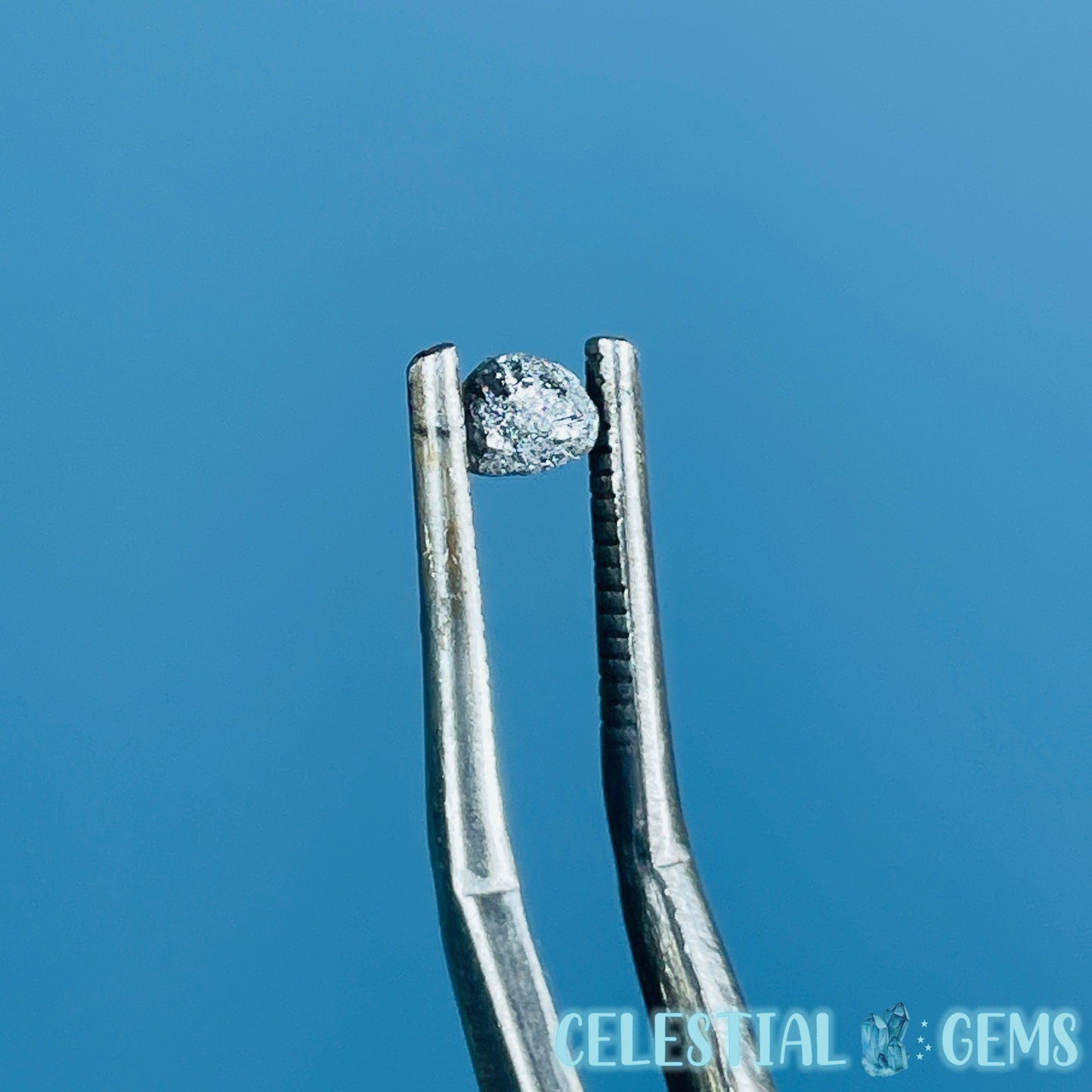 Salt & Pepper Diamond Tiny Crystal Specimen in Pottle (Video)