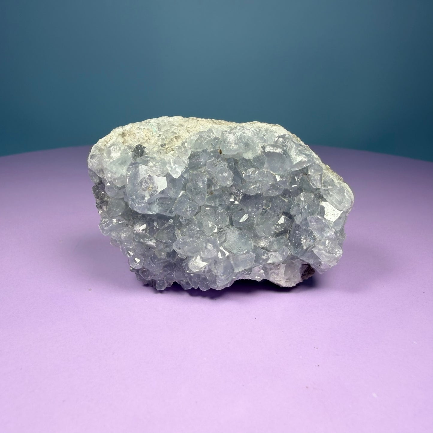 Celestite Small Cluster Geode