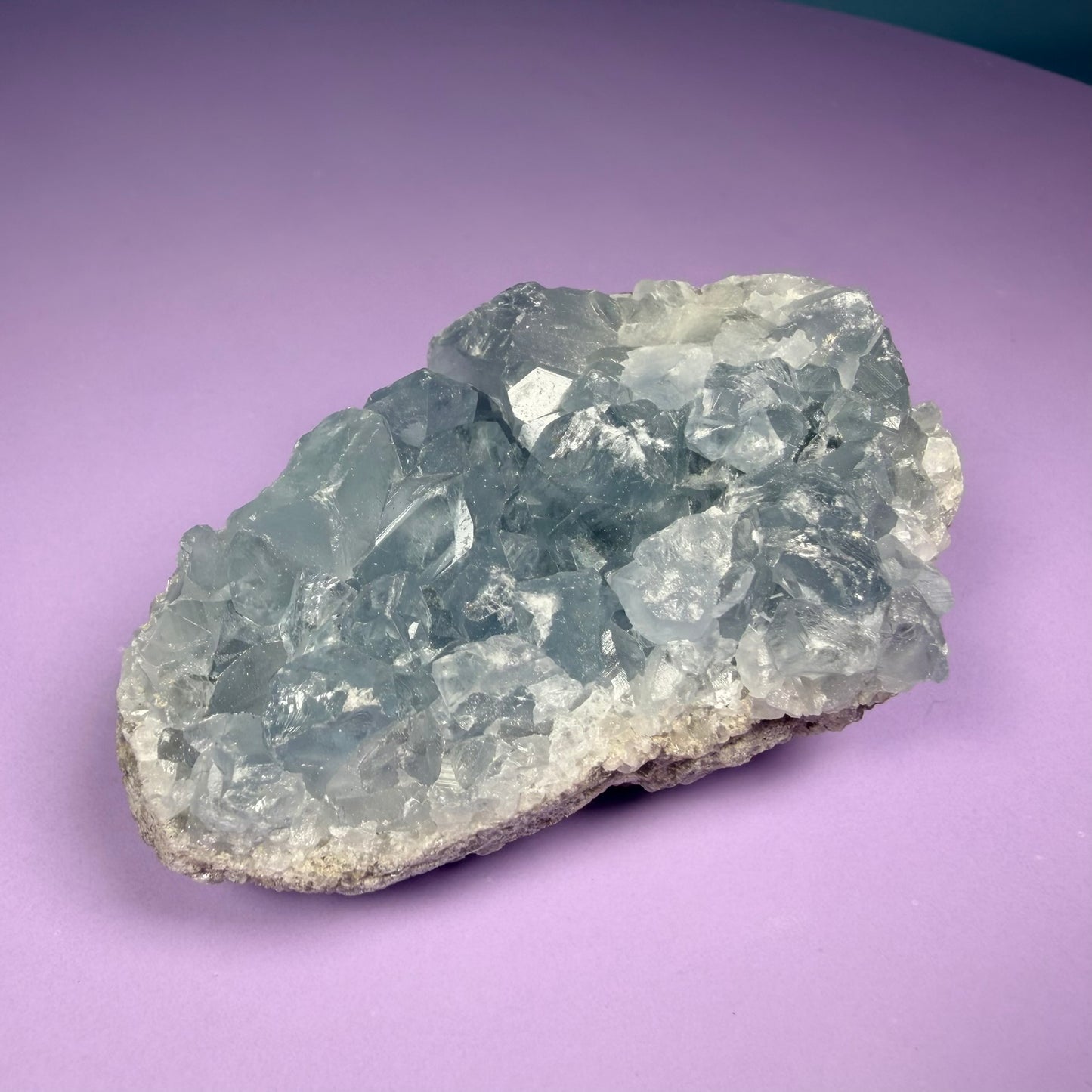 Celestite Small Cluster Geode