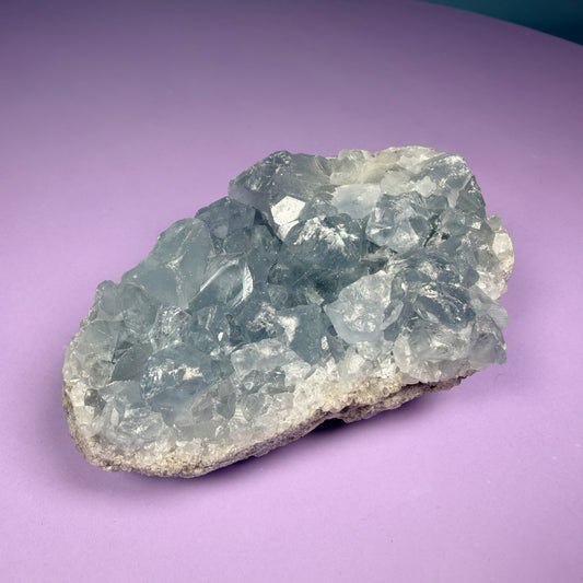 Celestite Small Cluster Geode