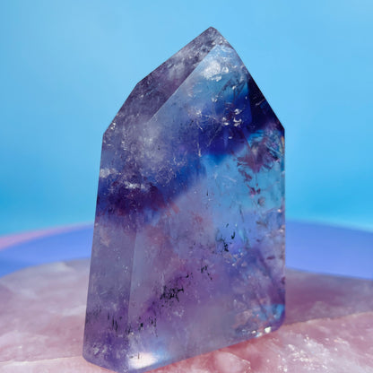 High Grade Trapiche Amethyst Chunky Medium Tower (Video)