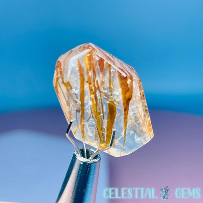 Rutilated Quartz Mini Gemstone Specimen