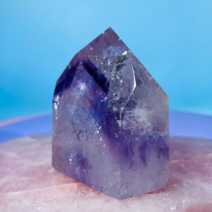 High Grade Trapiche Amethyst Chunky Medium Tower (Video)