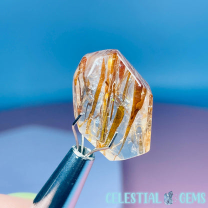 Rutilated Quartz Mini Gemstone Specimen