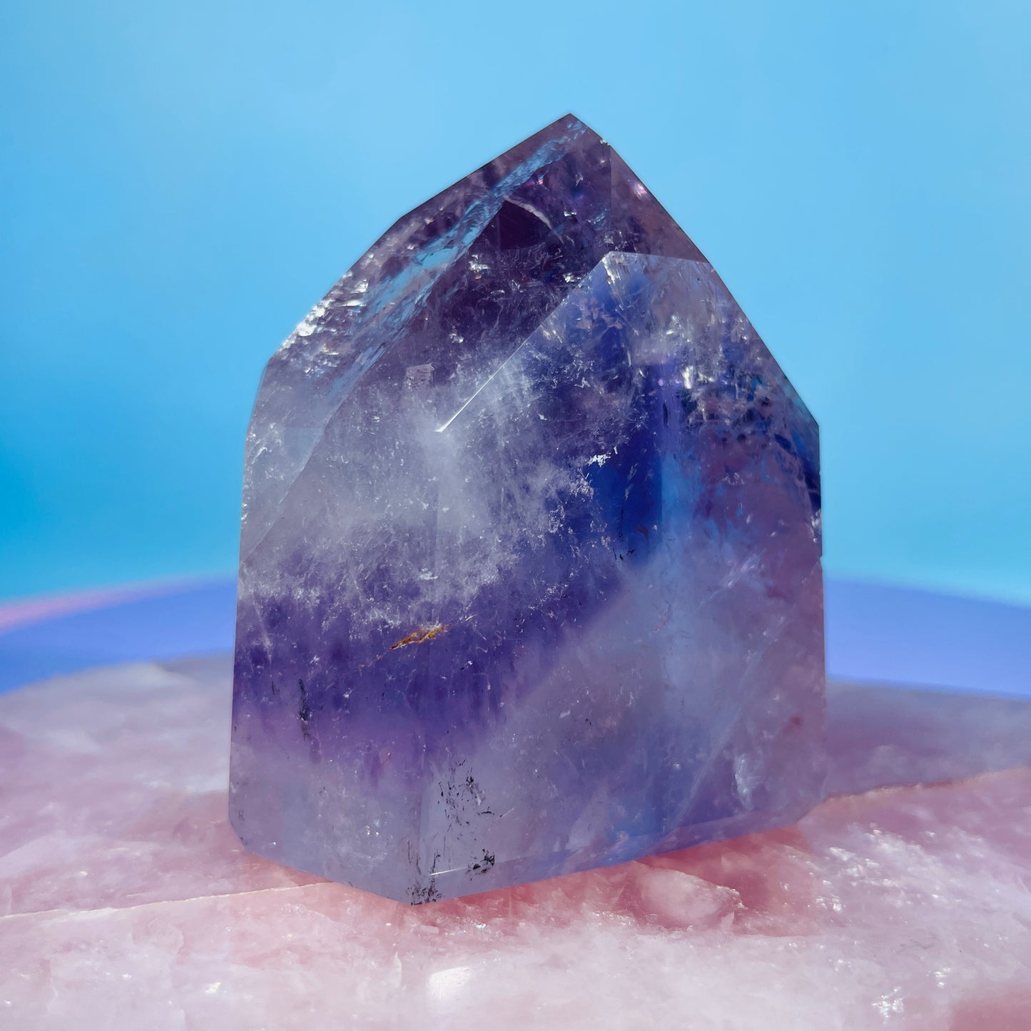 High Grade Trapiche Amethyst Chunky Medium Tower (Video)