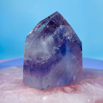 High Grade Trapiche Amethyst Chunky Medium Tower (Video)
