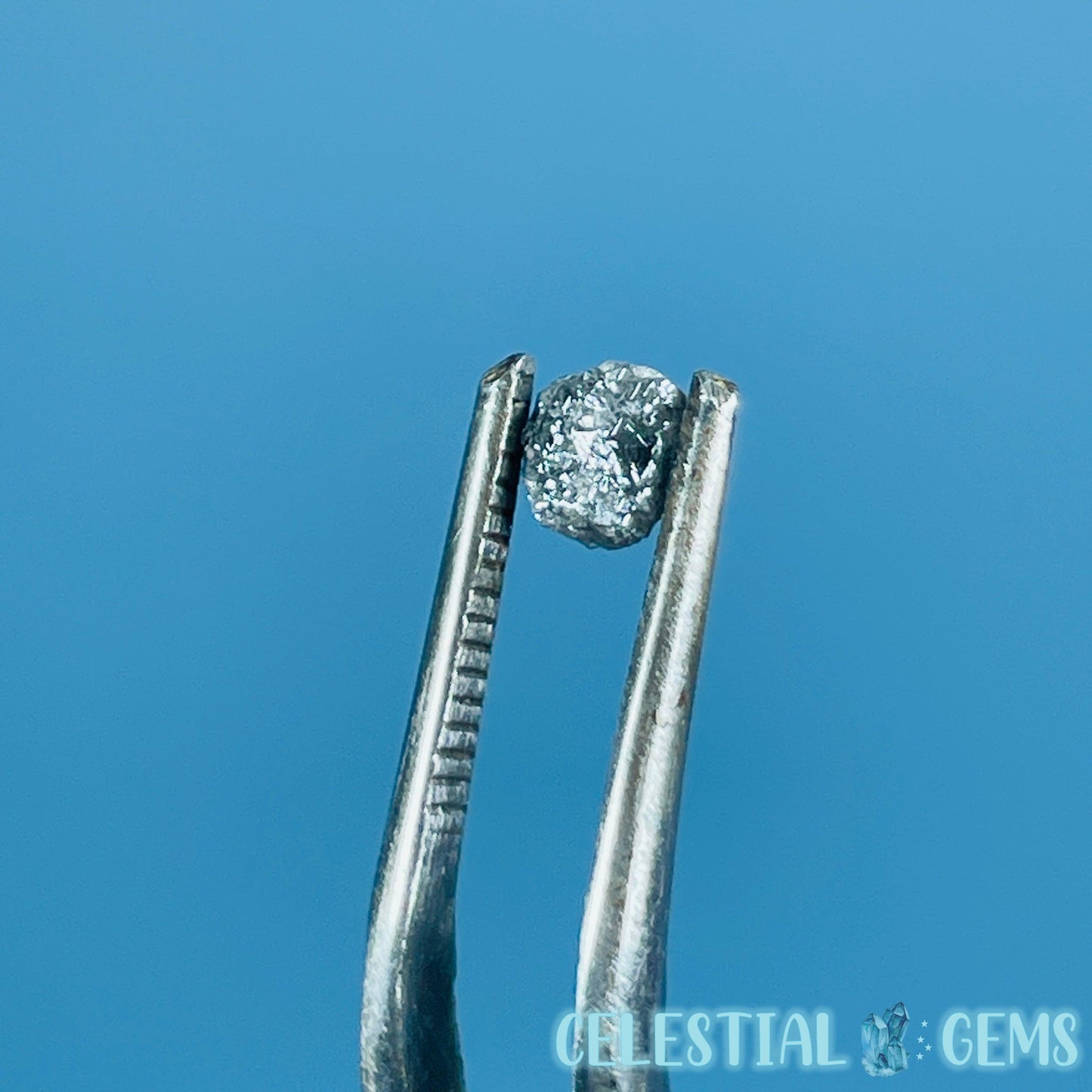 Salt & Pepper Diamond Tiny Crystal Specimen in Pottle (Video)