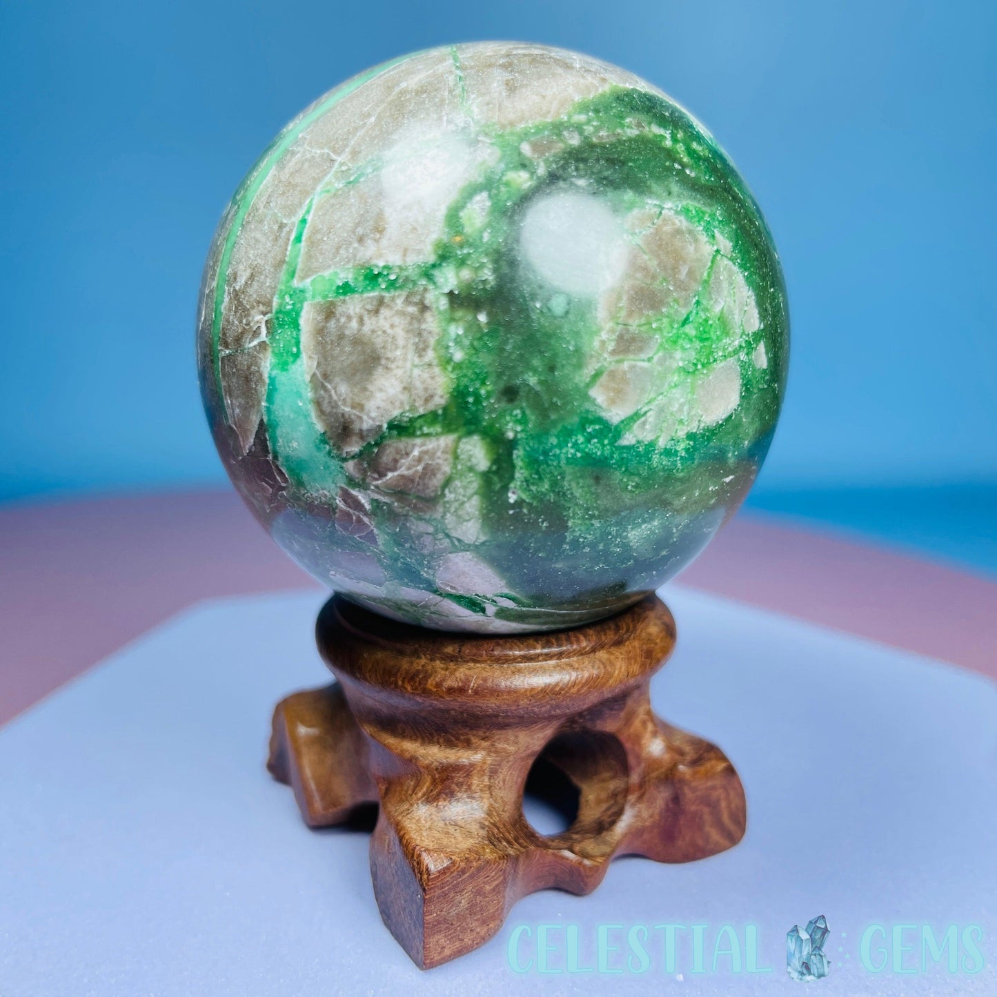 Variscite Medium Sphere