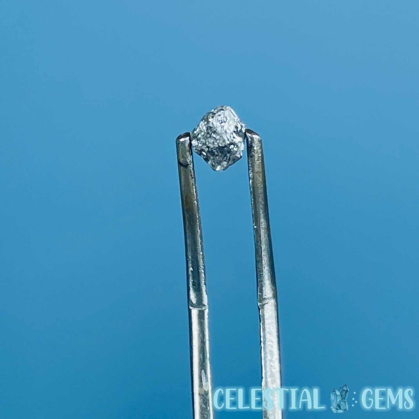 Salt & Pepper Diamond Tiny Crystal Specimen in Pottle (Video)