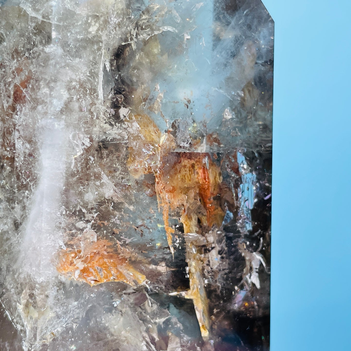 Skeletal Smoky Quartz Large Tower (Video)