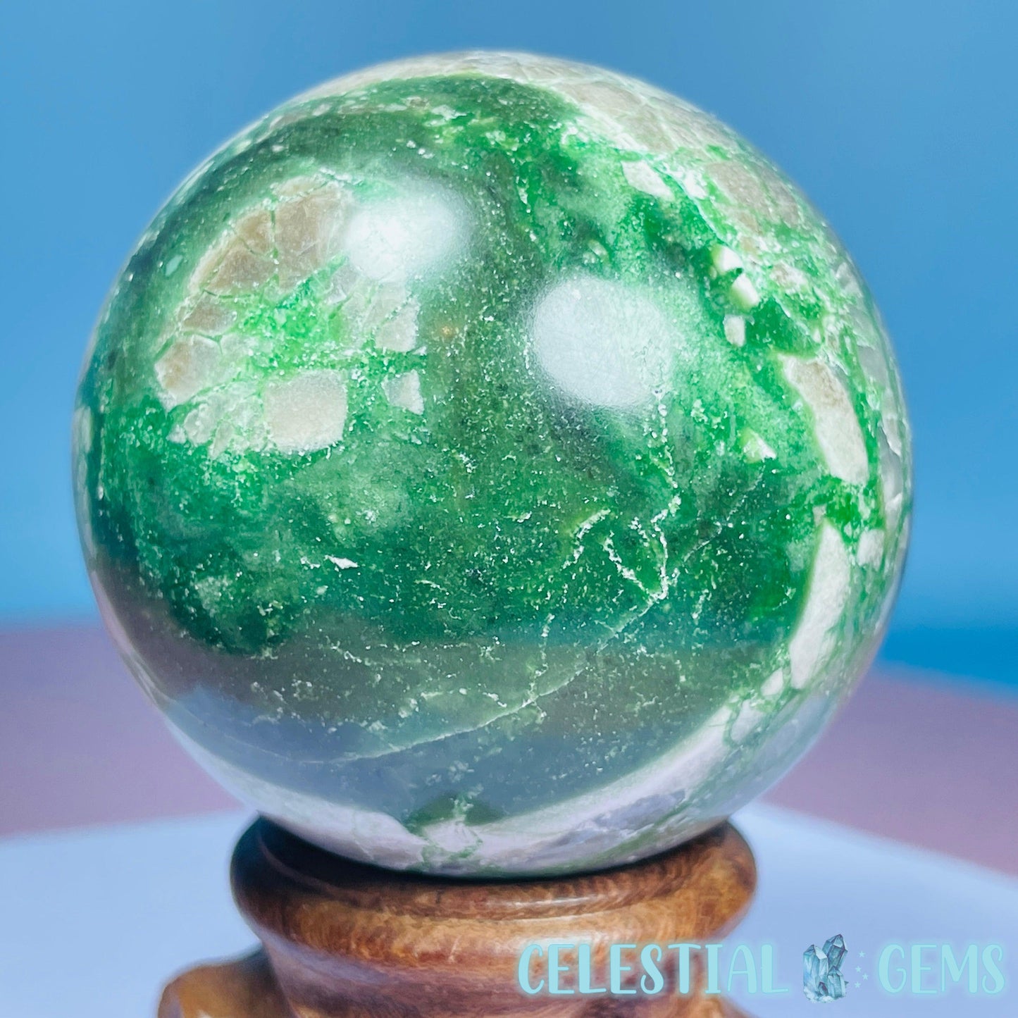 Variscite Medium Sphere