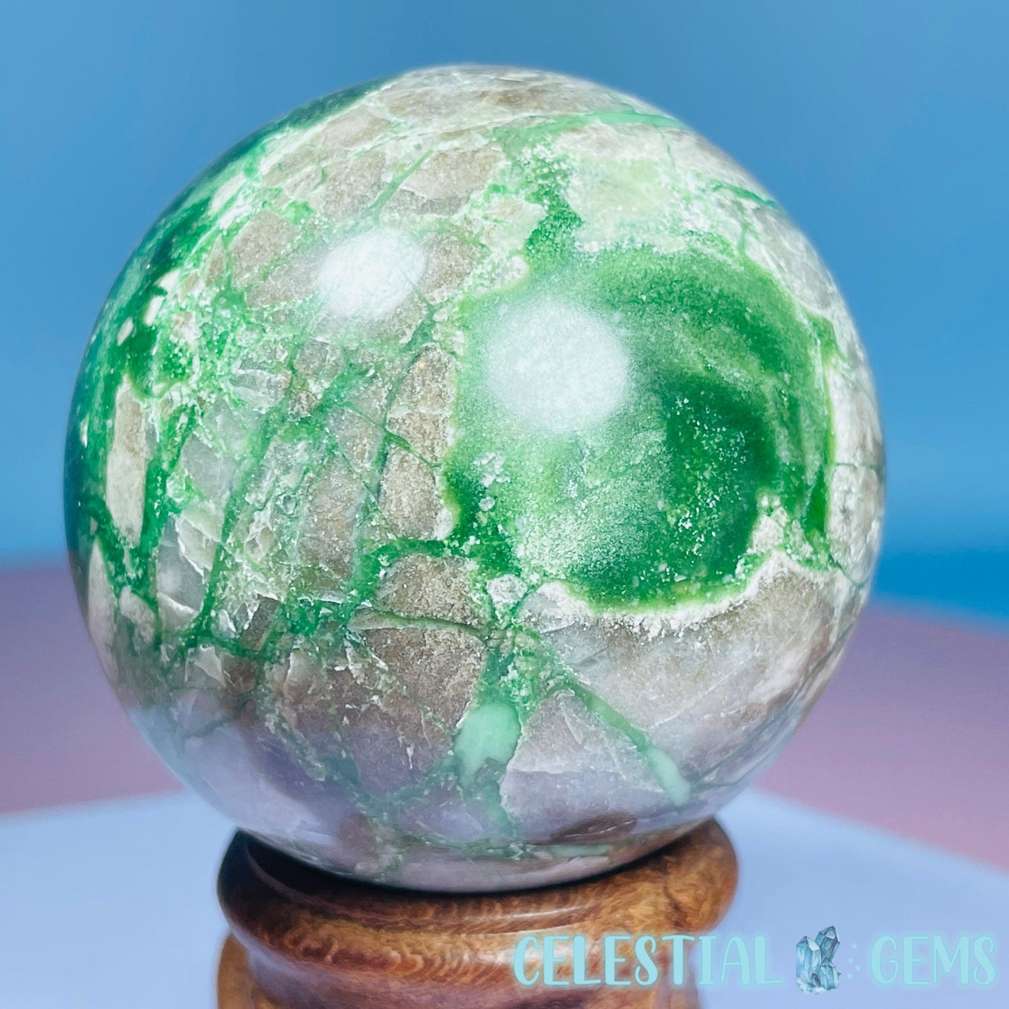 Variscite Medium Sphere