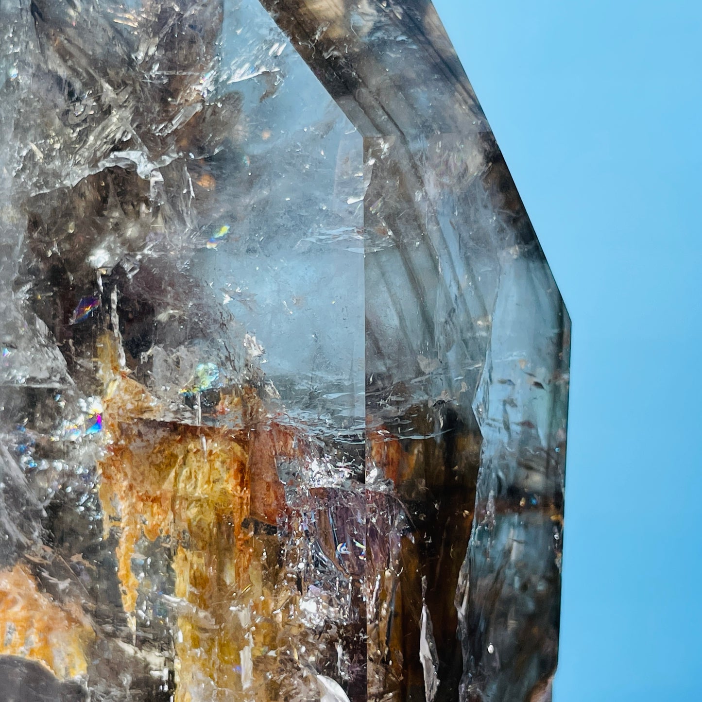 Skeletal Smoky Quartz Large Tower (Video)